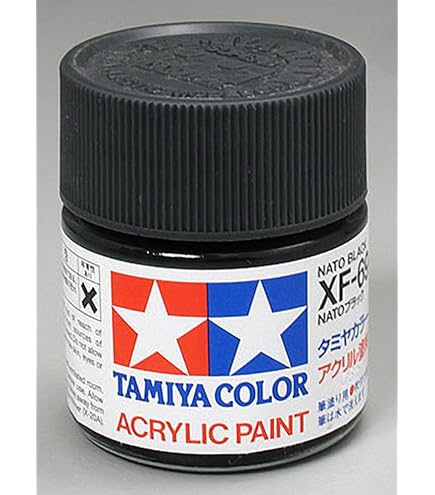Amazon.com: TAMIYA Acrylic XF69 NATO Black TAM81369 Plastics Paint