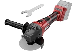GUNOZE Cordless Angle Grinder for Milwaukee M18 Battery, 3 Speed Adjustable Brushless Grinder with Up to 8500 RPM, 5/8''-11 Spindle Portable Grinder for 4-1/2'' Wheels for Cutting, Grinding(NO Battery)