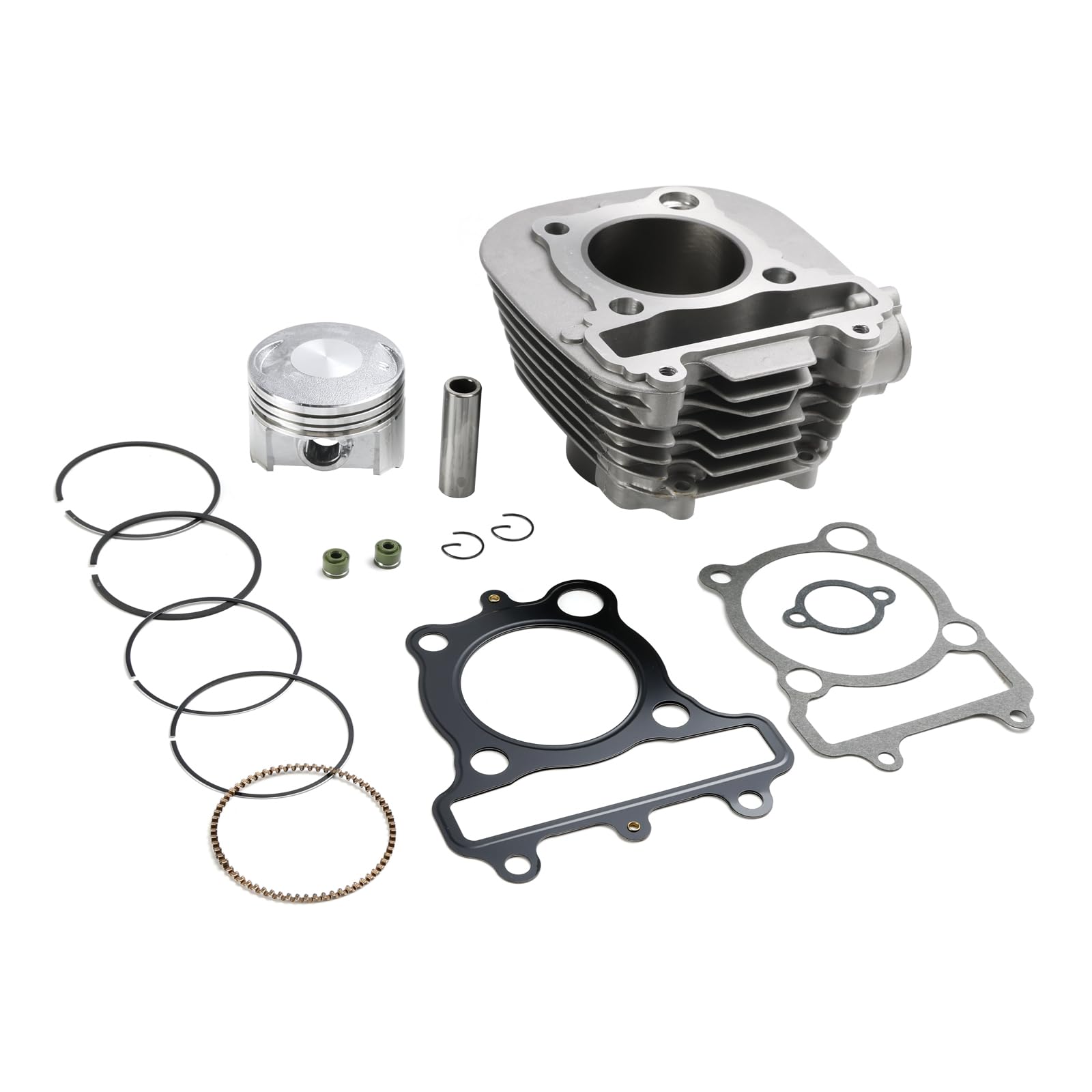 Photo 1 of Artudatech 67mm Cylinder Jug Top End Piston Gaskets Kit for Yamaha TW200 Trailway 1987-2024 For Yamaha YFM200 Moto-4 200 1985-1989 For Yamaha YTM200 Tri-Moto 200 1983-1985