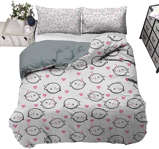 narwhal bedding set