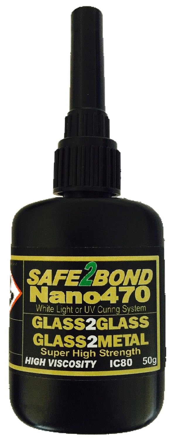 Nano470 IC80 *GLASS & METAL* High Strength Construction Adhesive 50g, Clear