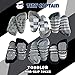 Tiny Captain Toddler Boys Grip Socks - Baby Toddler Newborn Kids Boys Non Slip/Anti Skid (Black, White, Grey - 6 Pairs, 1-3 Year Old)