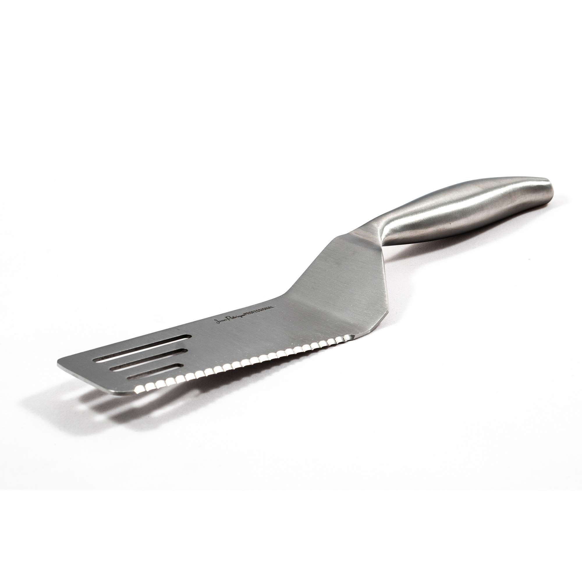 Jean-Patrique Chef's Stainless Steel Cake Slicer and Server, Cake Knife with a Serrated Edge - Perfect Cake Cutter and Server, Wedding Cake Lifter