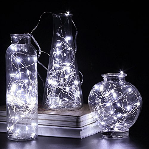 image for B BELK Wine Bottle Lights, 6 Pack 6.5ft/20 LED String Lights DIY Shape