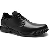 Orthopedic Business Leather Dress Shoes: Arch Support Plantar Fasciitis Walking Wingtip Formal Oxford for Mens, Orthotic Comfortable Casual Patent Tuxedo Work Shoes for Foot Heel Pain Relief
