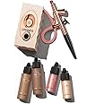 Luminess Air Icon Pro Airbrush System with 4-Piece Foundation Starter Kit, Deep Coverage - Quick, Easy & Long Lasting Application - Includes Silk 4-In-1 Foundation, Highlighter and Blush