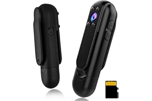 WOTCHA Body Camera with 32GB Card, HD 1080P Mini Body Cam with Motion Detection, IR Night Vision, Wearable Small Portable Pocket Camera for Outdoor Sports/Travel/Security/Law Enforcement/Delivery