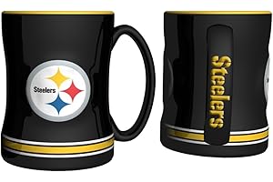 BOELTER Pittsburgh Steelers 15 Ounce Sculpted Coffee Mug - 1 Mug