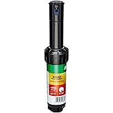 Rain Bird 5000 Heavy Duty Simple Adjust Gear Driven Rotor Sprinkler Head | 3/4 inch Inlet - Water Efficient 4 inch Pop Up Lawn Sprinkler, Adjustable 40 - 360 Degree Arc and 25 - 50 ft Radius