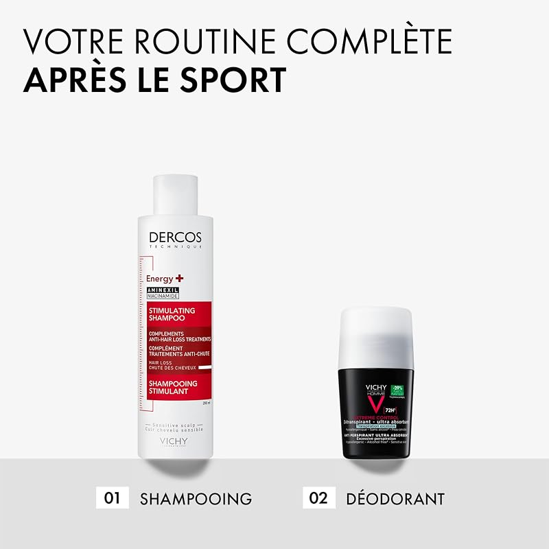 Homme Déodorant Anti-Transpirant Bille Contrôle Extrême 72h