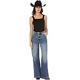 Daze Women's Far Out Medium Wash High Rise Trouser Denim Jeans - D00016374ZZ-PURE0 31W x 32L