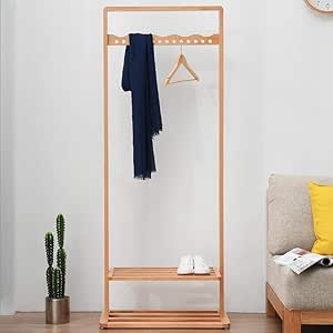 XH&XH Perchero Perchero Perchero Perchero con Estante de Almacenamiento