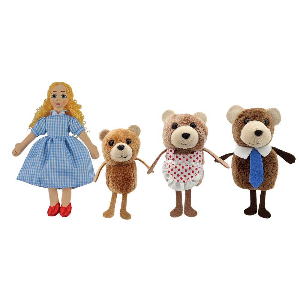 The Puppet Company - Goldilocks & The Three Bears Finger Puppets Set - PC006704