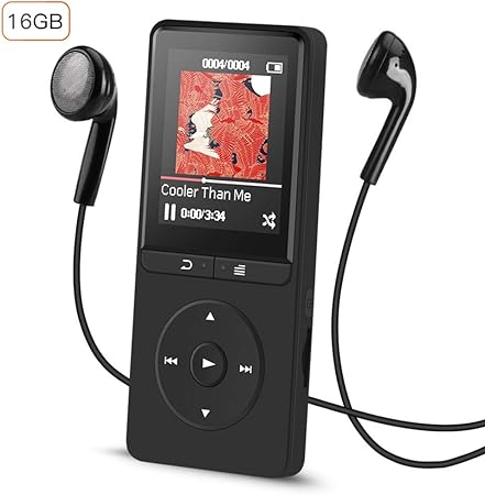[Upgraded Version] AGPTEK A20S 16GB Lossless Music Player with FM Radio