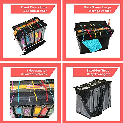 5 Premium+Knitting+Bag+Organizer+Crocheting