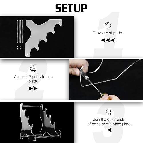 Lichtschwert-Ständer Aus Acryl – 1 Paar, Schwarz, Für Desktop-Display – Star Wars Deko