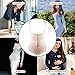 SHAPERX Body Shaper Open Bust Girdle Fajas Bodysuit Zipper Closure Firm Control Lace Panty Shapewear, SZ20171-Beige-M