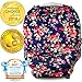Car Seat Cover for Babies, Nursing Cover, Carseat Canopy - Vintage Navy Floral