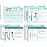 Auroscent Wall Pilates Workouts for Beginners Senior Fitness Program, 30-Day Wall Pilates Workouts for Beginners, Weight Loss Exercise, No Floor Exercises