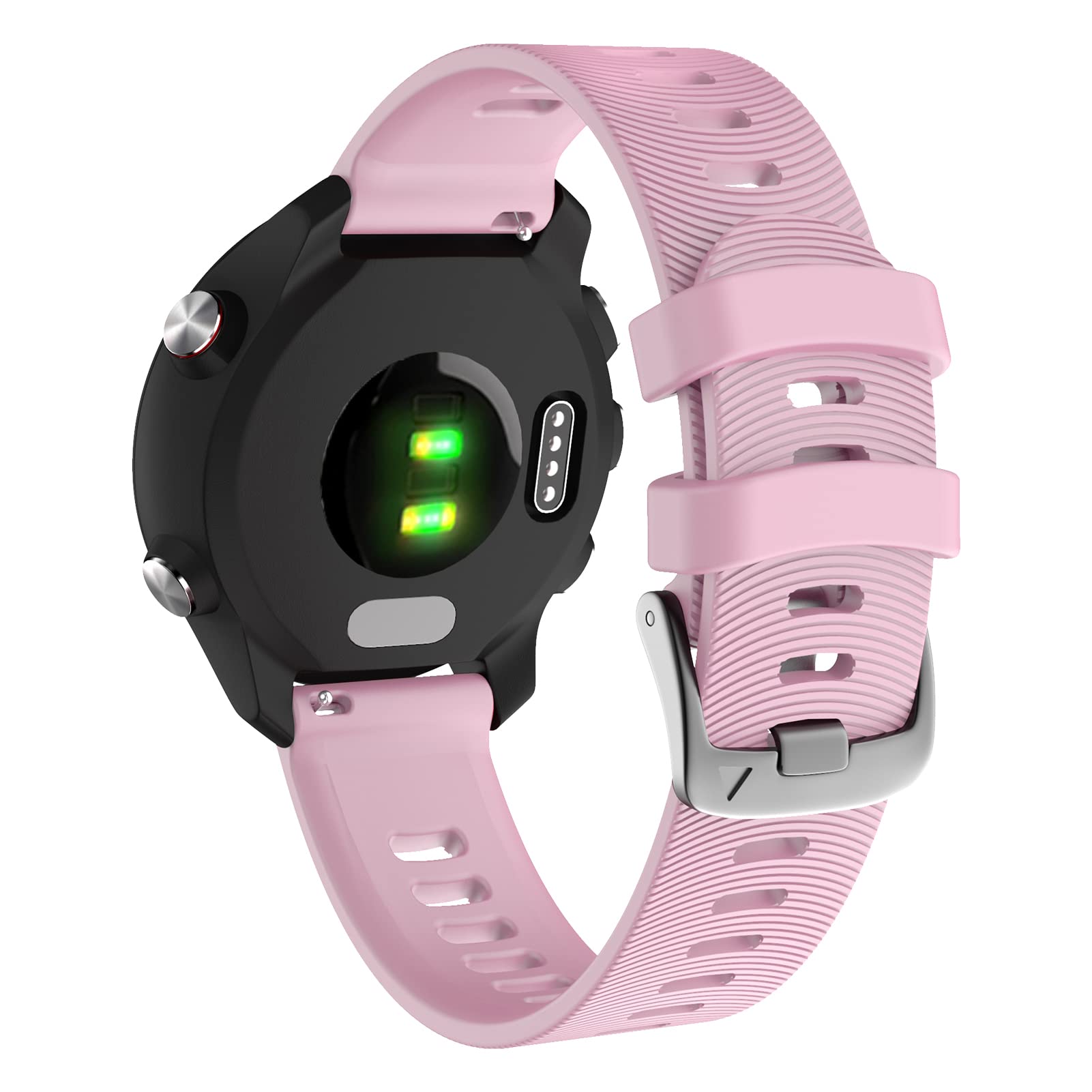 Strap for Garmin Forerunner 245/645 Music,20mm Width Starp for Garmin Vivoactive 3/Vivoactive 3 Music (Pink)