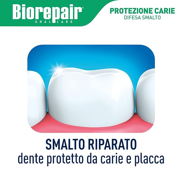 BIOREPAIR:”TOTAL PROTECTIVE REPAIR” TOOTHPASTE WITH MICROREPAIR * 2.5 FLUID OUNCE (75ML) TUBE * [ ITALIAN IMPORT ]