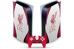 Head Case Designs Officially Licensed Liverpool Football Club Side Details Art Vinyl Faceplate Gaming Skin Decal Compatible With Sony PlayStation 5 PS5 Digital Edition Console and DualSense Controller