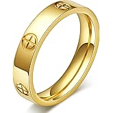 Love Promise Gold Ring for Women: Dainty Stainless Steel Ring Cubic Zirconia Wedding Band Engagement CZ Friendship Rings 18K Gold Silver Rose Gold Plated Birthday Gifts Dainty CZ Jewelry Size 5 6 7 8 9 10