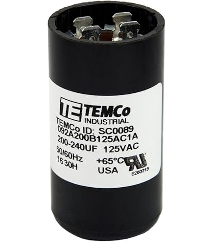 USA 200-240 MFD uF Electric Motor Start Capacitor 110-125V