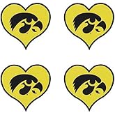 NCAA Iowa Hawkeyes 4-Pack I Love My U Tattoos