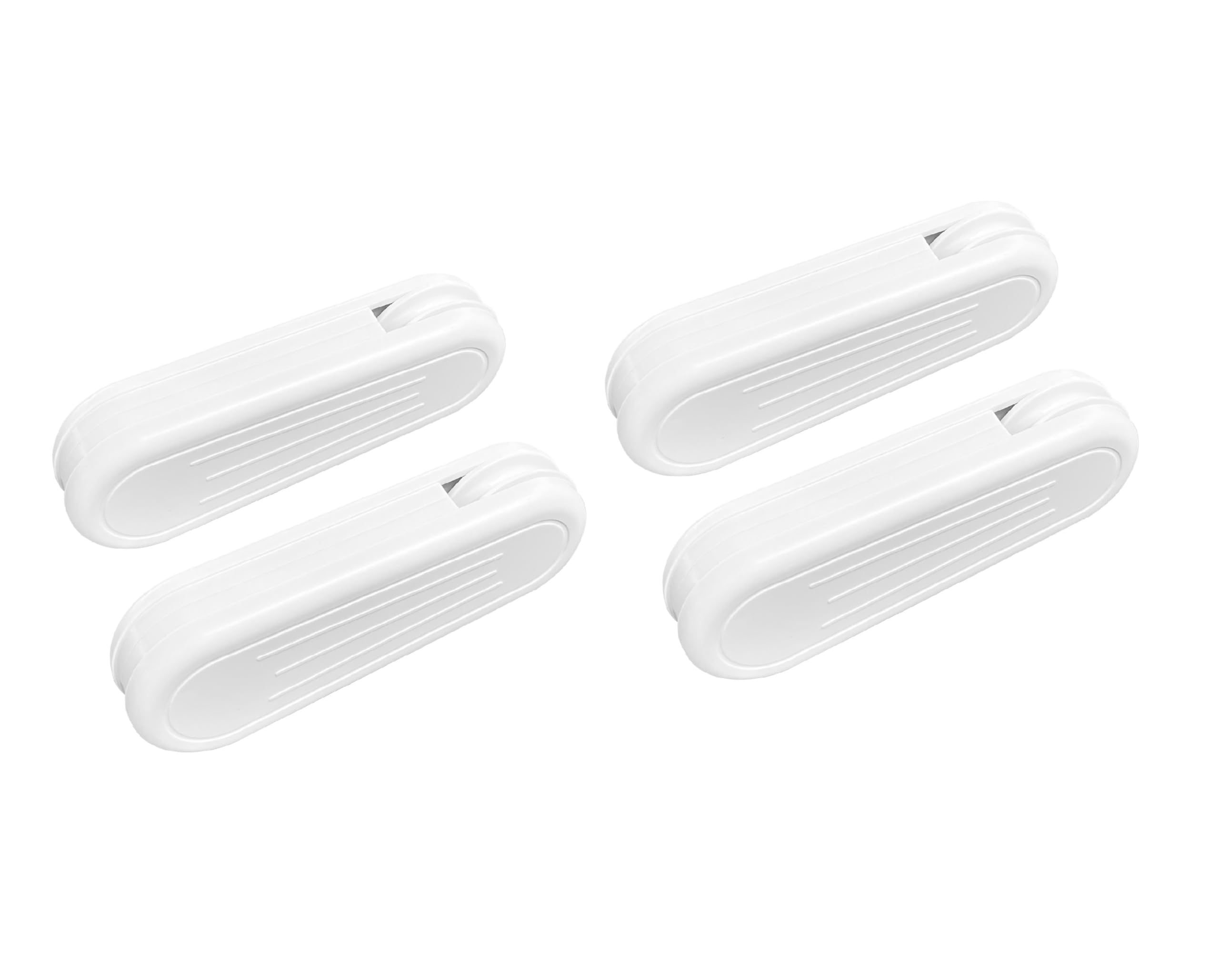 HASAYAKI Curtain Cord Weights, 4-Pack Plastic Pull String Pendants for Vertical Blind and Drapes - White