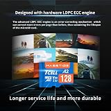 Tcell 256GB microSDXC Card Adapter A2 U3 V30 4K 170MB/s for DJI Gopro Osmo view 5