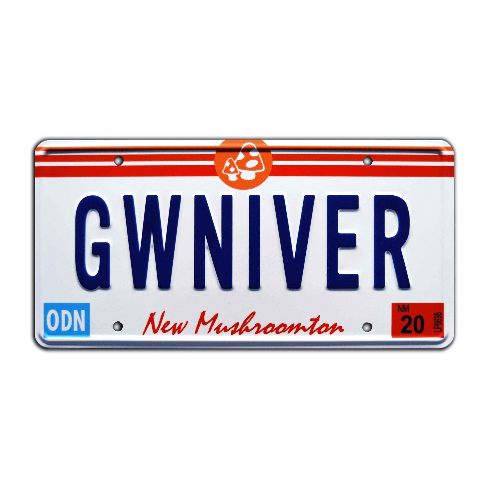 Celebrity Machines Onward | GWNIVER | Metal Stamped License Plate