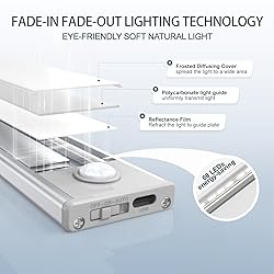Under Cabinet Lighting, 6 Pack Motion Sensor Light