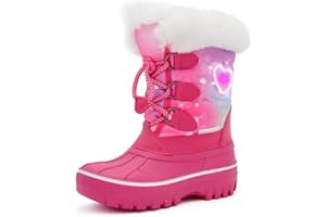 NOVA FOOTWEAR Nova Mountain Light Up Boots Boys Girls Little Kids Winter Snow Boots