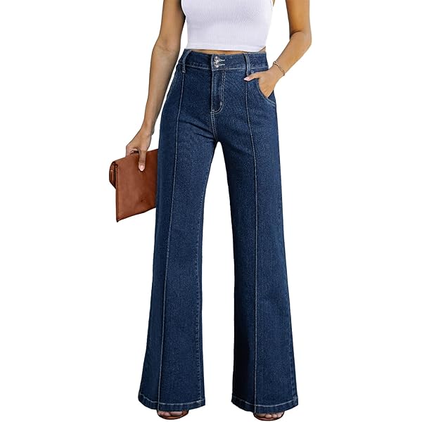 Amazon.com: Liverpool Womens Stride Wide Leg Jean Bowers 6 26
