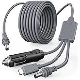 3 in 1 Starlink Mini Cable 10FT/ 3M, Starlink Mini Power Cable High-Speed USB C/Car Charger/DC to DC Replacement Waterproof E