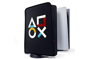 LIBOER pS5 Covers Dust Cover Fits for Ps5, Dustproof Soft Lining Sleeve, Anti Scratch Washable Cover for Ps5 Disk & Digital Edtion (Shape Pattern)