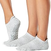 TAVI Women’s Savvy Grip Socks, Multi-Pack - Non Skid, Barre Grips, Slipper Socks for Pilates, Yoga, and Ballet for Women