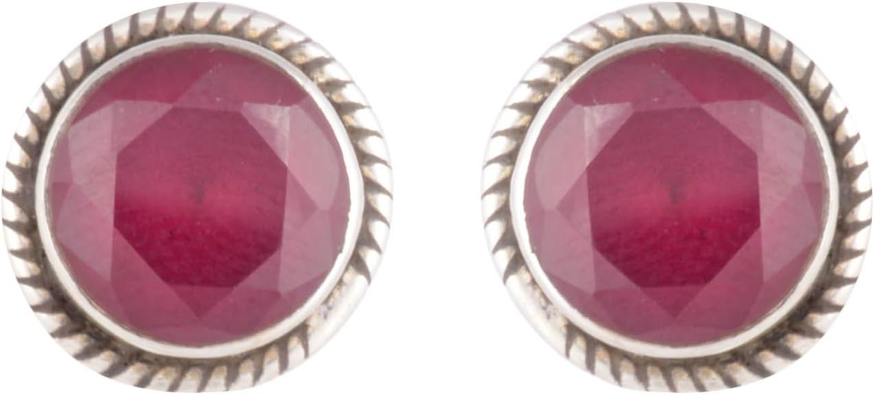 HANDICRAFT FASHION POINT92.5 Pure Sterling Silver Stud Earrings for Women & Girls