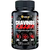 Alpha Lion Cravings Killer Supplement with Saffron Extract & Garcinia Cambogia Extract for Metabolism & Diet Support, Helps Control Hunger & More (50 Capsules)