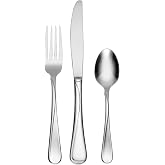 Oneida Flight 12-Piece Stainless Steel Flatware Set, Service for 4 | silver | light weight flatware | stainless steel | dishwasher safe do not soak in water | knives, dinner forks, and teaspoons