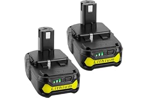 ANTRobut 2Pack 18V 3.8Ah Replacement for Ryobi 18V Lithium Battery ONE+ Plus P102 P103 P104 P105 P107 P108 P109 P122 for Ryob