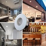 Sweier IP65 LED Recessed Downlight 68mm Cutout White GU10 Aluminum view 6