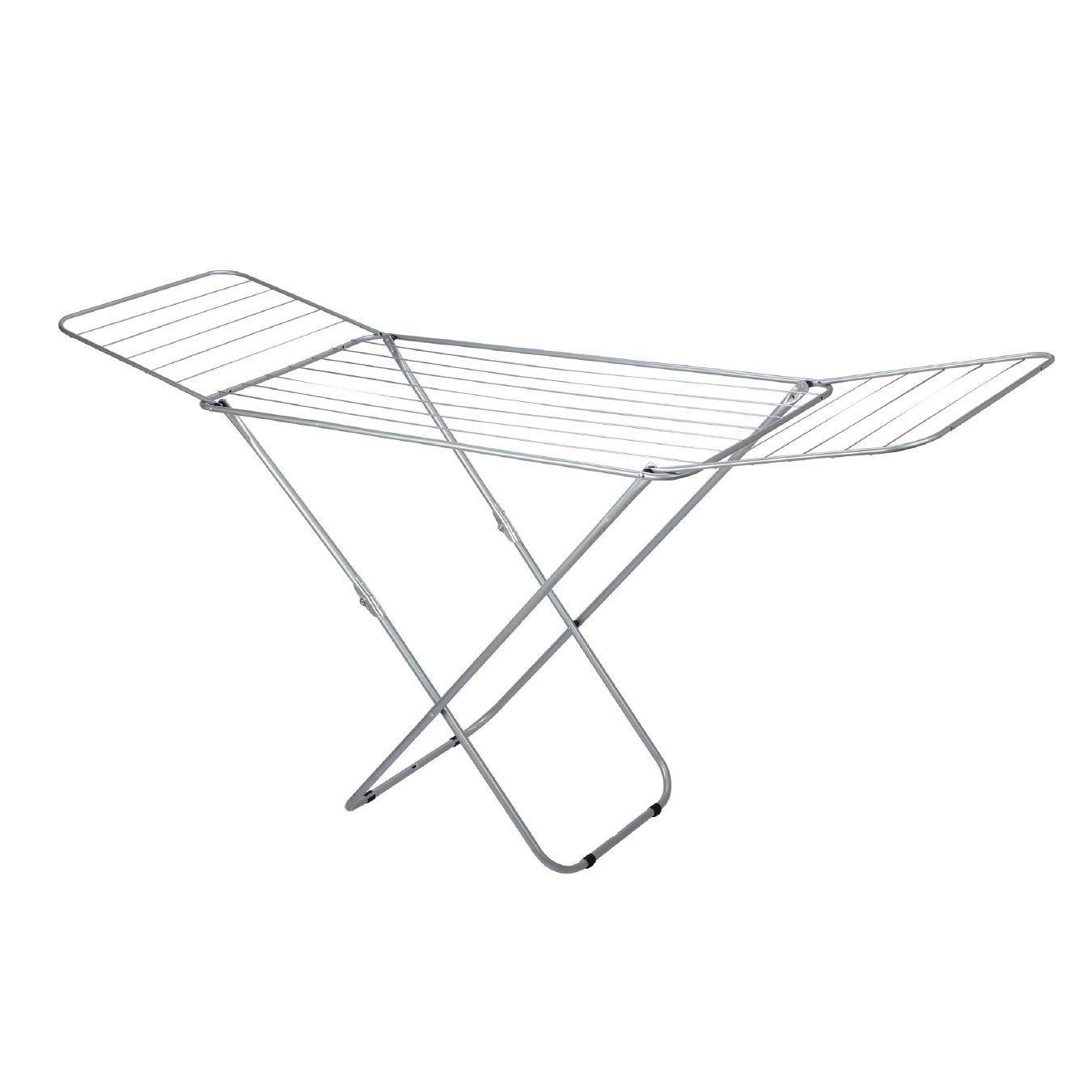 OurHouse SR20018B Winged Clothes Airer, Steel Frame, Indoor Use, 18M, Grey