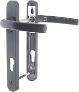 JCP uPVC Door Handle Pair 122mm 92mm PZ 220x30 Backplate Anthracite 7016