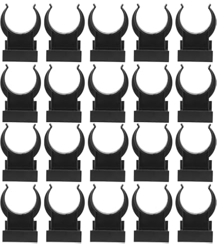 thumbnail image 2 of 10-Pack Cabinet Leveler Clips - Black PP Furniture Leg Clamps For Kitchen & Office 2 of 11