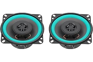 Car Tweeter, 2 Pcs 4 Inch 12V Car Audio Loud Speaker 100W Audio Speaker Horn for Door, Glove Box Panels, Trunk Panel
