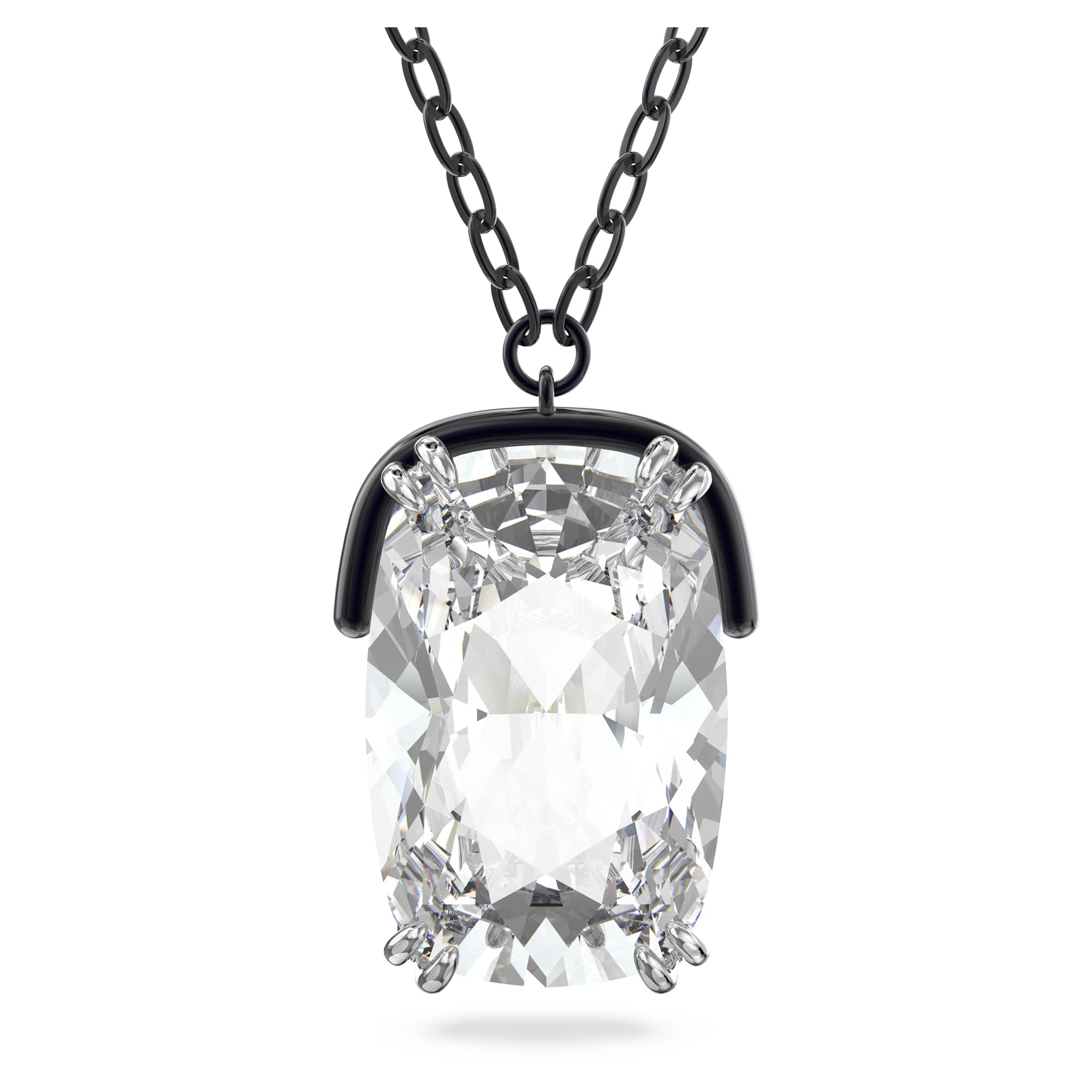 Swarovski Harmonia pendant, Oversized crystal, White, Mixed metal finish
