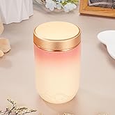 SOITIS Small Urns for Human Ashes Keepsake - 3.15 Inches Ceramic Mini Urn for Ashes Keepsake, Cremation Urns Funeral Holder, Memorial Decorative Urn for Male Female - Pink Ceramic Urn