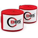 Busy Bee Sports Boxing Hand Wraps 180" (4.5m) &ndash; Elastic Polyester Wraps for Boxing, MMA &amp; Kickboxing, Unisex